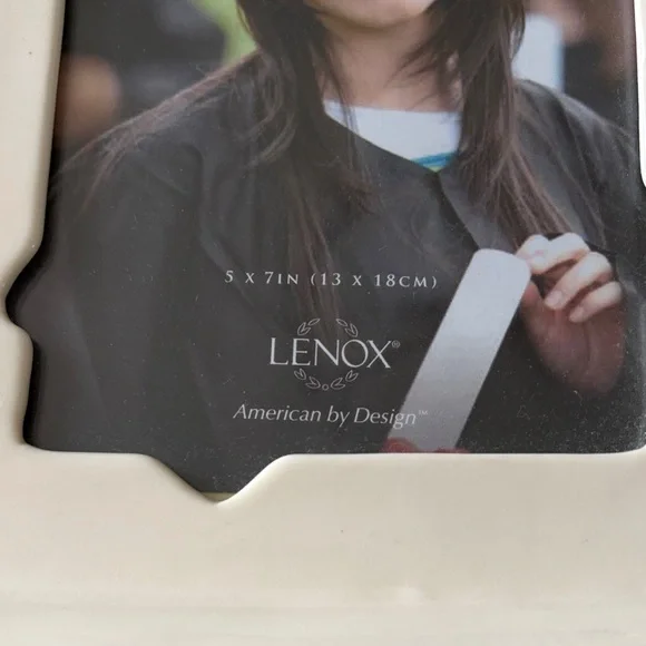 Lenox Cream and Blue Congratulations Graduate Photo Frame 5x7 - Picture 3 of 3